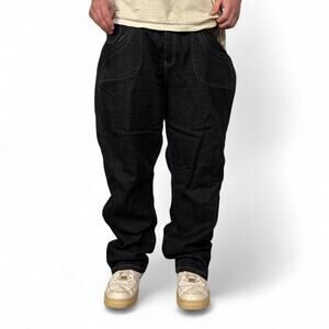 2000s Baggy Black Grunge Skater Jeans